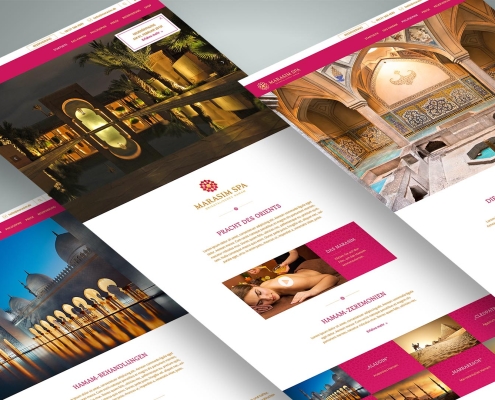 Isometrische Uebersicht Marasim Website Layout