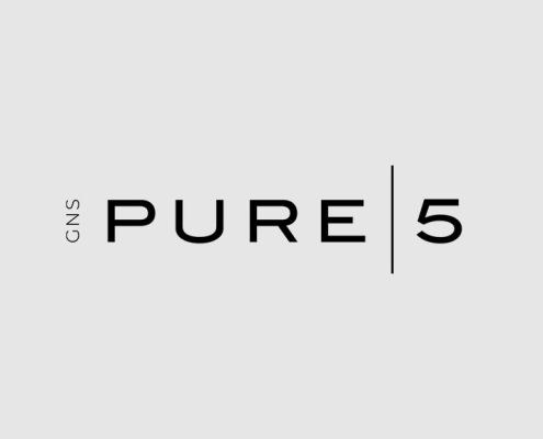 Logo der Pure5 Cosmetik-Produktlinie der Firma GNS