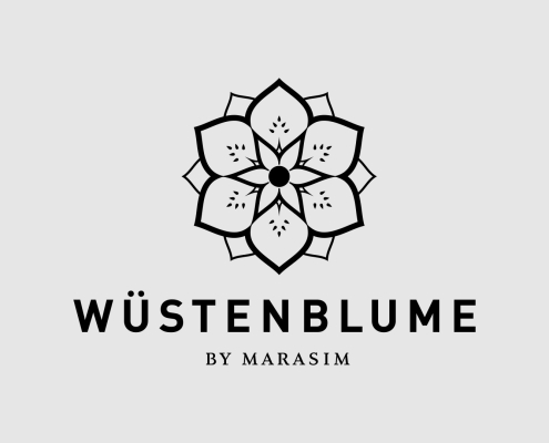 wüstenblume by marasim logo sw