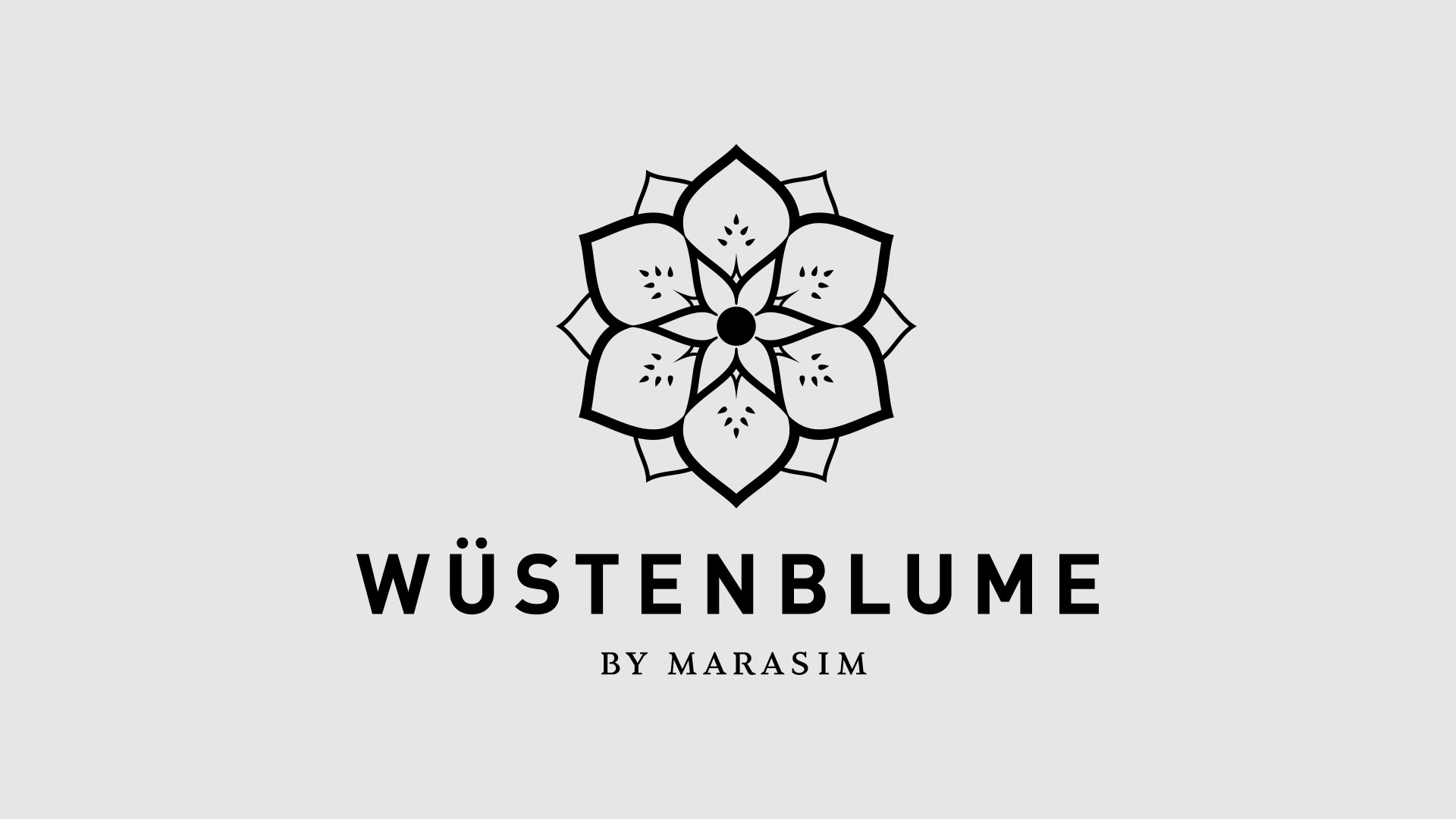 wüstenblume by marasim logo sw wüstenblume by marasim logo sw