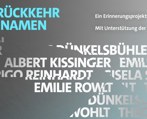 Br Die Rueckkehr Der Namen Keyvisual Mit Typografischem Motiv Aus Opfernamen